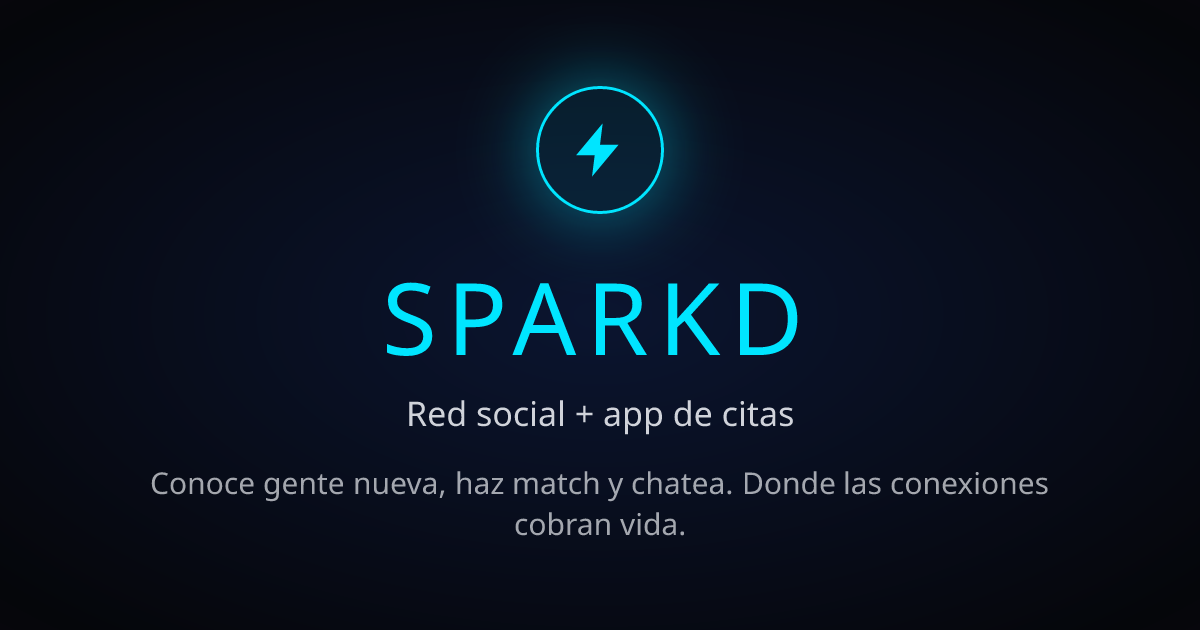 Sparkd social platform project